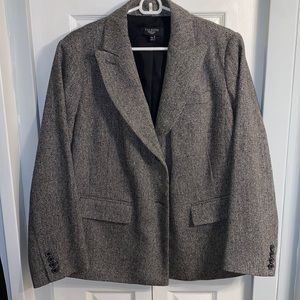 Talbots Tweed Brown Blazer